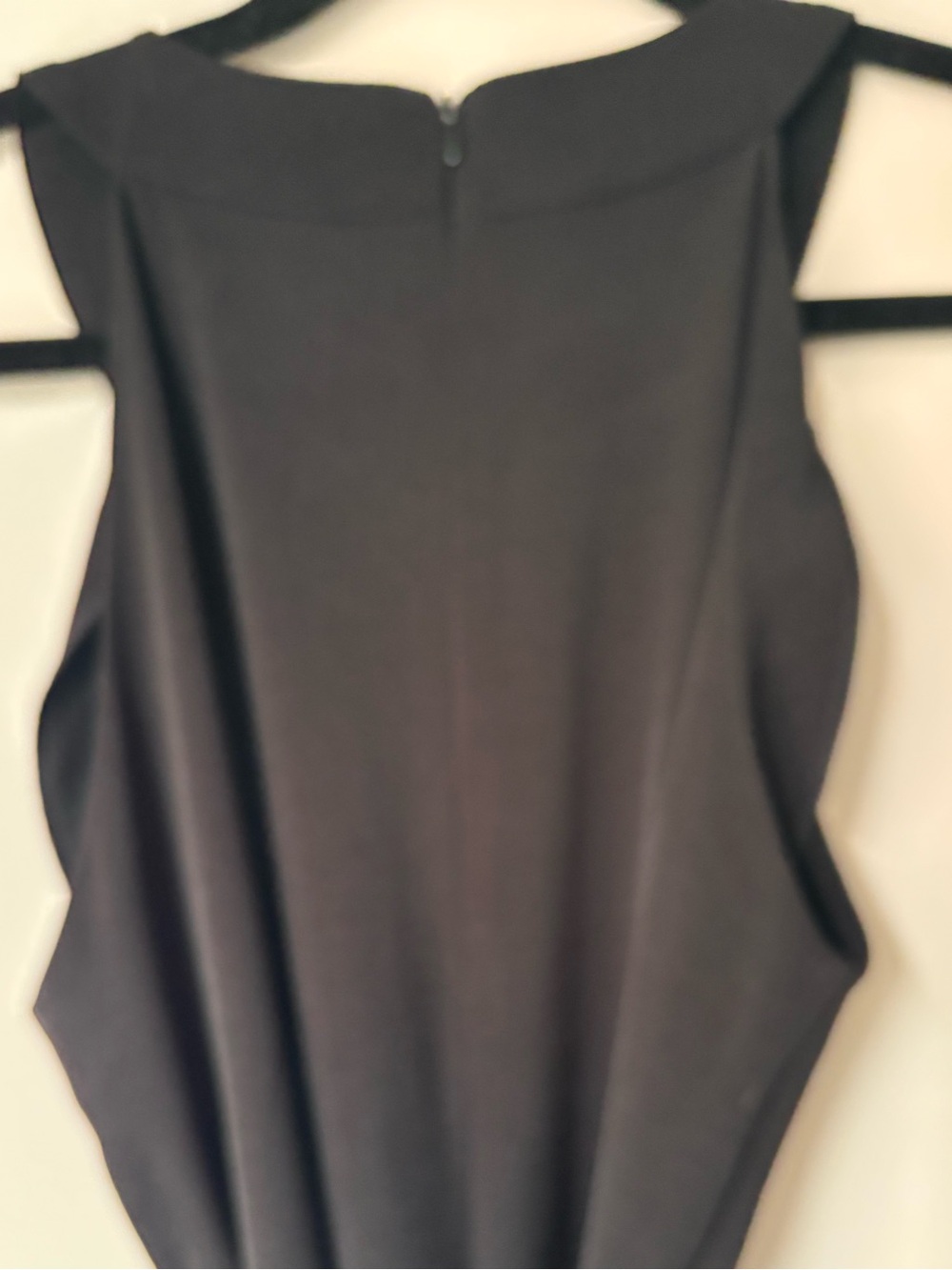 NWT- ICHI Sleeveless Black Wide-Leg Belted Jumpsuit - Picture 6 of 11